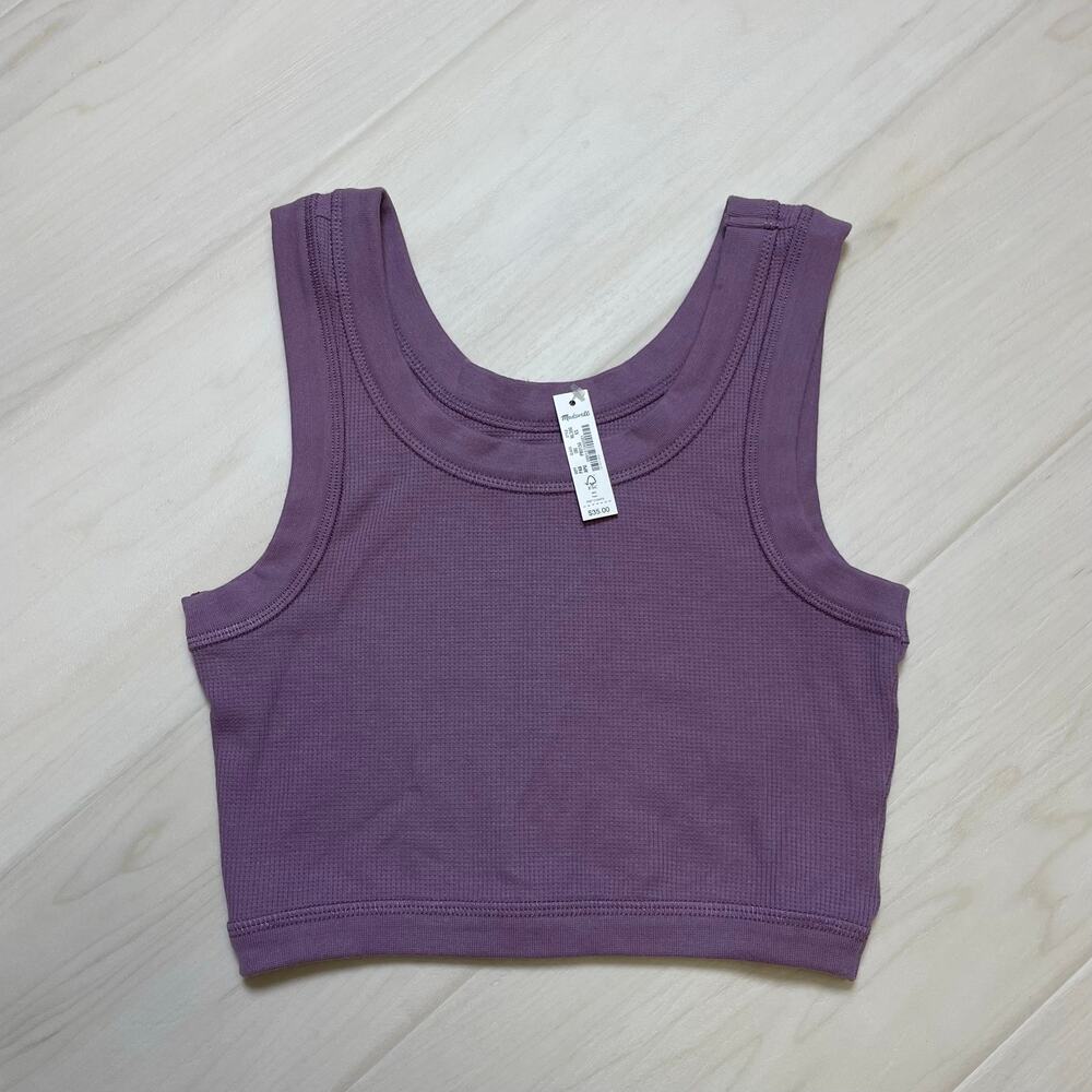 Madewell Ribbed Crop Top NWT